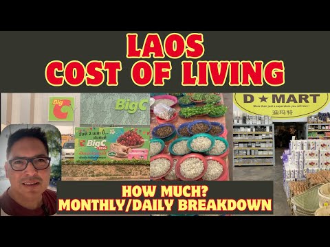 COST OF LIVING in LAOS | 2024 FULL Breakdown After Retired in LAOS for 1 Year