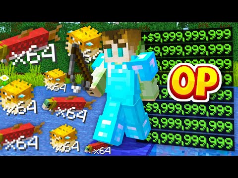 NEW OP META: FISHING TO GET RICH IN MINECRAFT PRISON!
