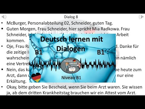Dialoge B1  | Deutsch lernen durch Hören | 3 |