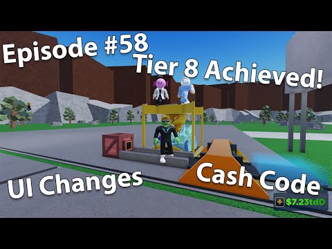 Roblox - Factory Simulator Playthrough - Episode 58 - Finally Tier 8! - Huge Update and Cash Code