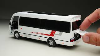 Unboxing of New Toyota Coaster/Hino Liesse Bus - Diecast Model Car