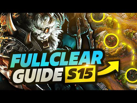 [S15] Rengar Full Clear Guide [Red & Blue Start]