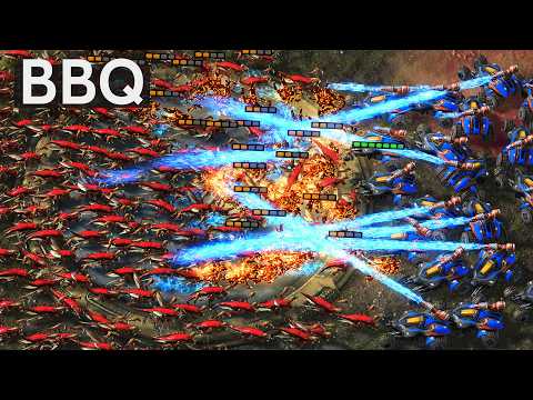 Maru's Blue Flame HELLION Strategy ROASTS Reynor's Drones!