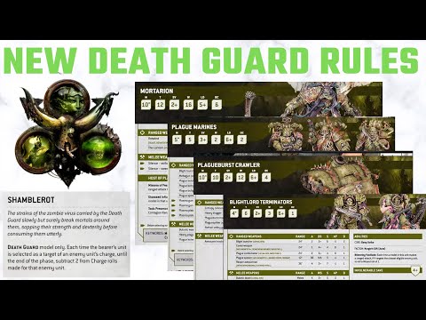 Are New Death Guard Playable? New Data Sheets 10th edition warhammer 40k death guard