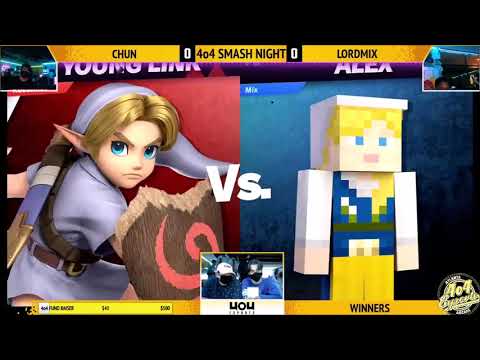 SSBU - 4o4 Smash Night 3 - Chun (Young Link) vs LordMix (Steve) - Winners Round 4