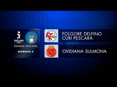 Abruzzo Excellence | Matchday 4: Folgore Delfino Curi Pescara vs. Ovidiana Sulmona (2-3)