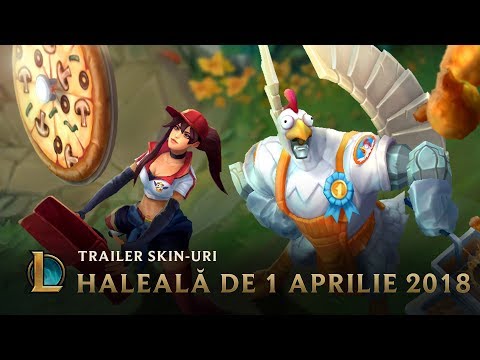 Pui prăjit și livrări de pizza | Trailer skin-uri Haleală de 1 Aprilie – League of Legends