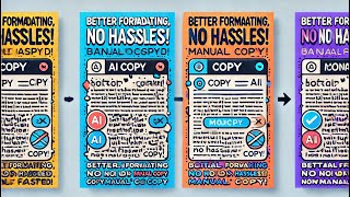Formatting AI Text - Why Manual Copying AI Text Beats Using Copy Icons!