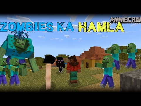 Zombies Attack Indian Village in Minecraft #1