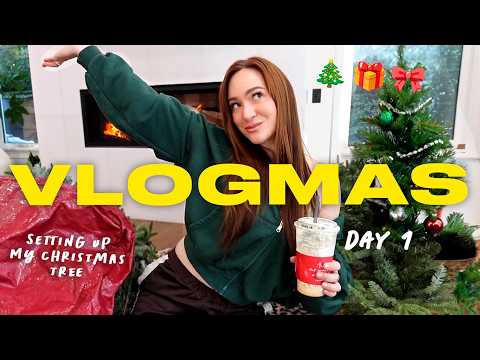 Putting Up My Christmas Tree, Zane's Birthday, and Vlogmas Day 1!!