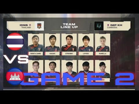 IDNS VS IMP [GAME 2] | IDONOTSLEEP VS IMPUNITY KH | MSC 2021   GROUP STAGE DAY 3 | ELIMINATION MATCH