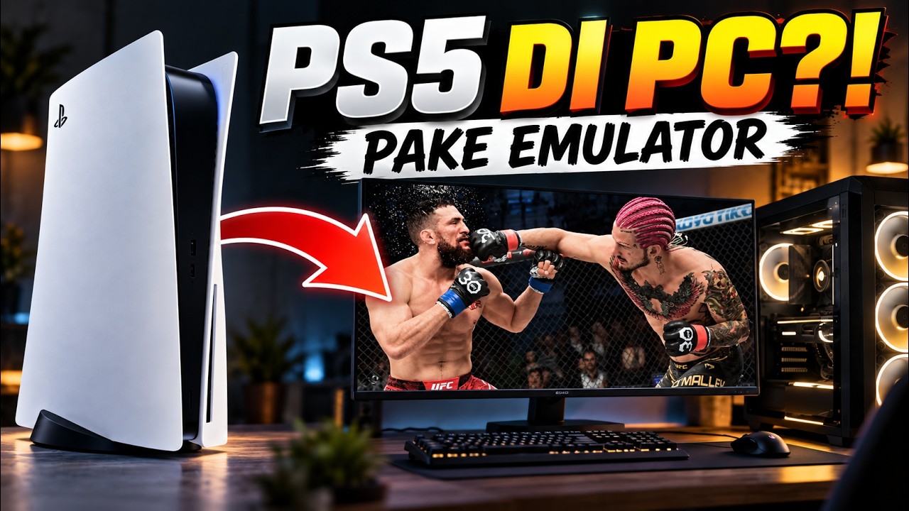 PS5 makin mahal! Main di PC pake EMULATOR ! GAME BERAT Udah Lancar!