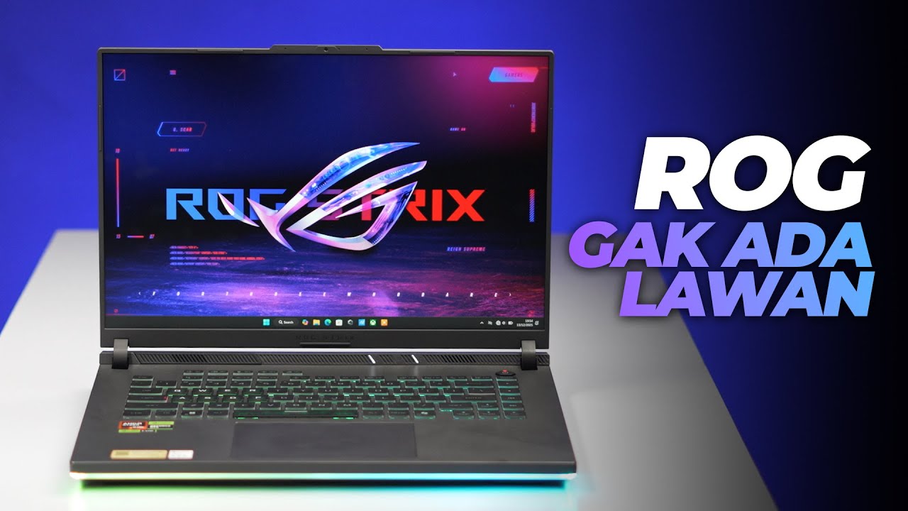 ASUS ROG STRIX G16 G614PH R9N55C6G-HM | MEMANG GANTENG MENAWAN! ROG STRIX VERSI AMD RYZEN 9 + RTX50!