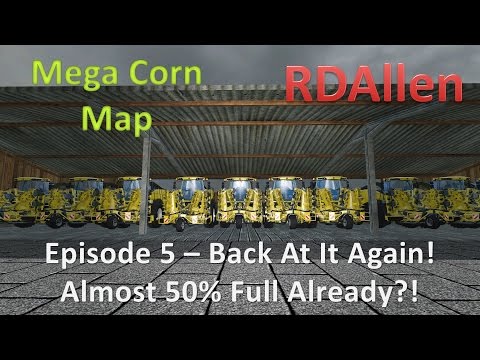 Farming Simulator 15 Mega Corn Map E5 - Back At Chopping Again!