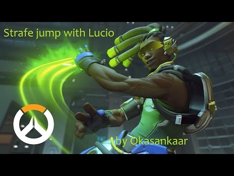 Overwatch - Strafe jump technique with Lucio to keep your speed high