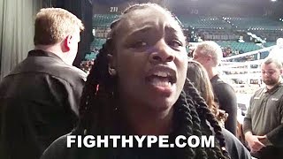 CLARESSA SHIELDS KEEPS IT HOOD WITH ADRIEN BRONER; ADVISES HE FIGHT PACQUIAO LIKE HE'S FROM THERE