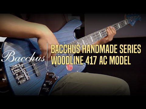 Bacchus Handmade Series Woodline 417 AC Bass Model Demo - by Bassist 김회창 (Hoechang Kim)