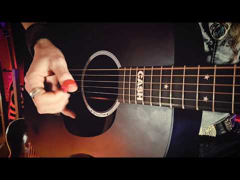 DEEP RIVER BLUES | Country Blues Fingerpicking on the Martin DX Johnny Cash Guitar