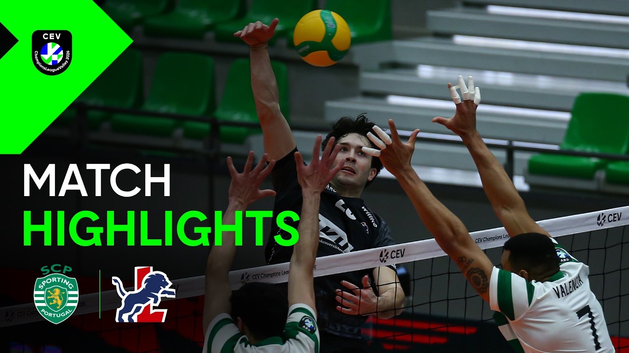 Highlights | Sporting CP LISBOA vs. SVG Lüneburg | CEV Champions League Volley 2026