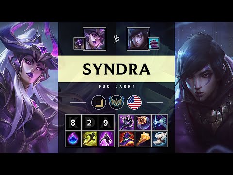 Syndra Carry vs Aphelios - NA Challenger Patch 25.10