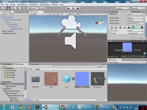 FREE UNITY ASSETS FPS ARMS