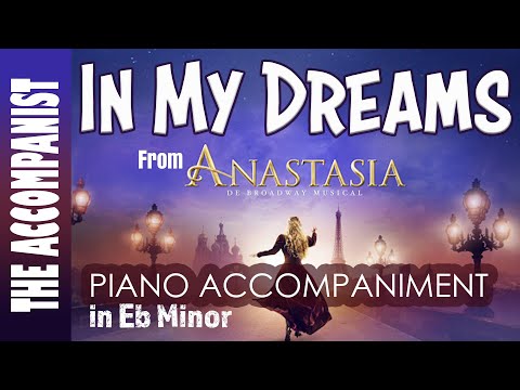 In My Dreams (Anastasia) - Piano Accompaniment [Karaoke Lyrics in CC]