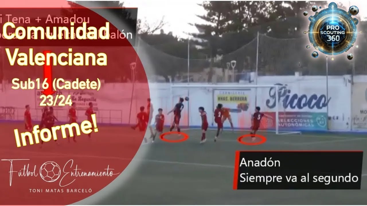 ⚽ Análisis Táctico Selección Valenciana Sub16 👍 Fase Oro - Campeonato España Cadetes ✅
