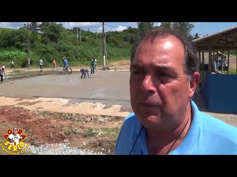 Mauro Ramos Secretário de Esportes e Turismo de Juquitiba fala sobre a grama Sintética  Quadra de Fora de Juquitiba