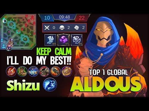 Aldous Late Game? Kidding? Shizu Top 1 Global Aldous ~ Mobile Legends