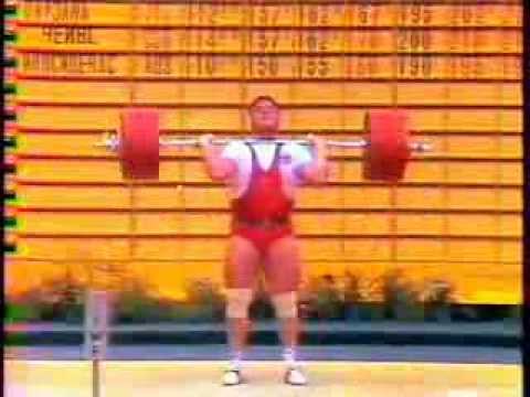 Manfred Nerlinger Weltmeister im Stossen - Sofia 1986