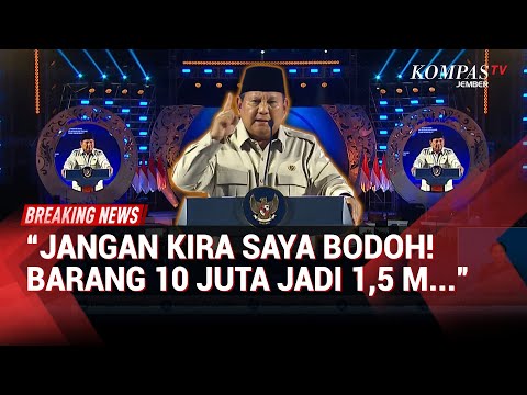 Prabowo Marah Besar, Bongkar Modus Mark-up Anggaran Hingga 150 Kali Lipat