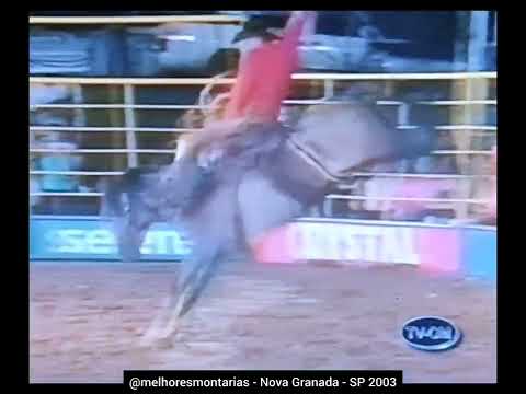 🇧🇷 Osmar Alves de Oliveira x Panther - Rodeio de Nova Granada 2003 #rodeio #rodeo #cutiano