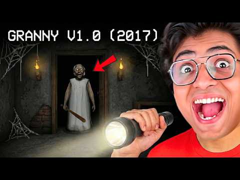 Finally I Played GRANNY OLDEST VERSION😱 THE HARDEST GAME EVER