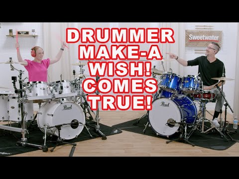 Mary's Drumming Make-A-Wish Comes True!
