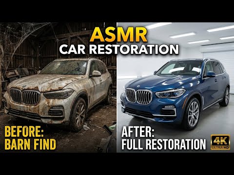 Thumbnail for SMR Car Restoration 2022 BMW X5 Premium SUV Extremely Rusted Barn Find Full Restoration by SUV, BMW, Car