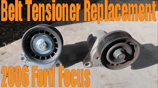 2006 Ford Focus Belt Tensioner Replacement - No Commentary