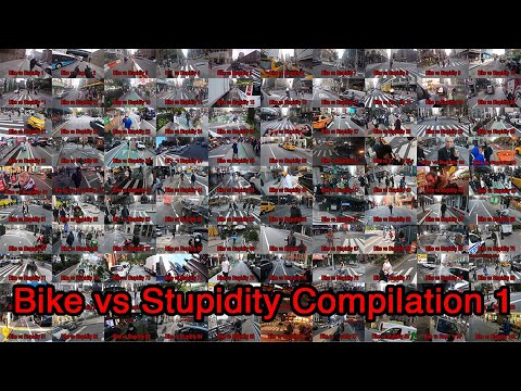 Bike vs Stupidity Compilation Part 1