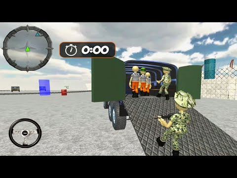 US Army Stickman Prisoner Transport#2 - Car Driving - Android Games
