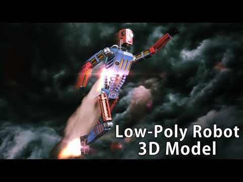Low-Poly Robot [3D MODEL]
