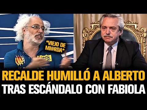 RECALDE HUMILLÓ A ALBERTO TRAS ESCÁNDALO CON FABIOLA