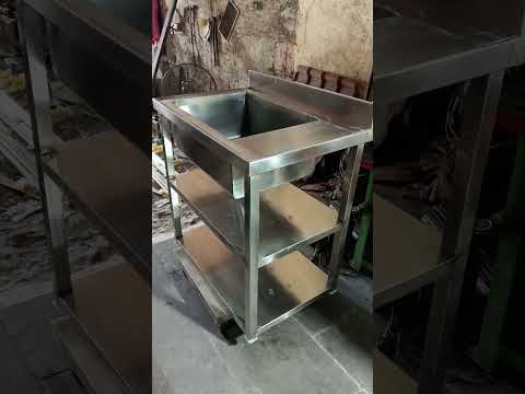Stainless steel table sink