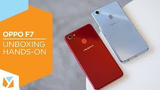 OPPO F7 Unboxing, Hands-On