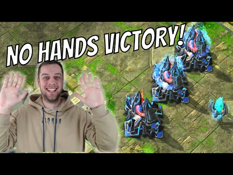 I finished this Protoss cheeser WITHOUT HANDS! | MaNa Units Only to Grandmaster #23 StarCraft 2