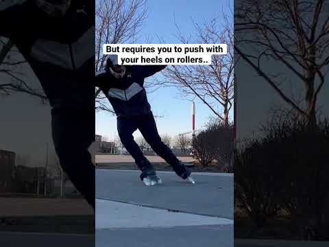 HOCKEY STOP VS POWER STOP 🔥😱 #iceskating #rollerblading #skating #tips #freestyle #shorts