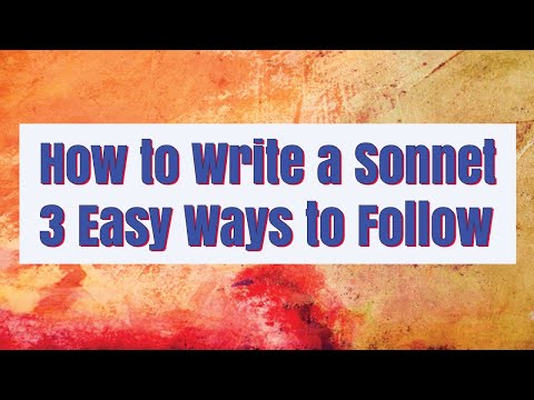How to Write a Sonnet 3 Easy Ways to Follow