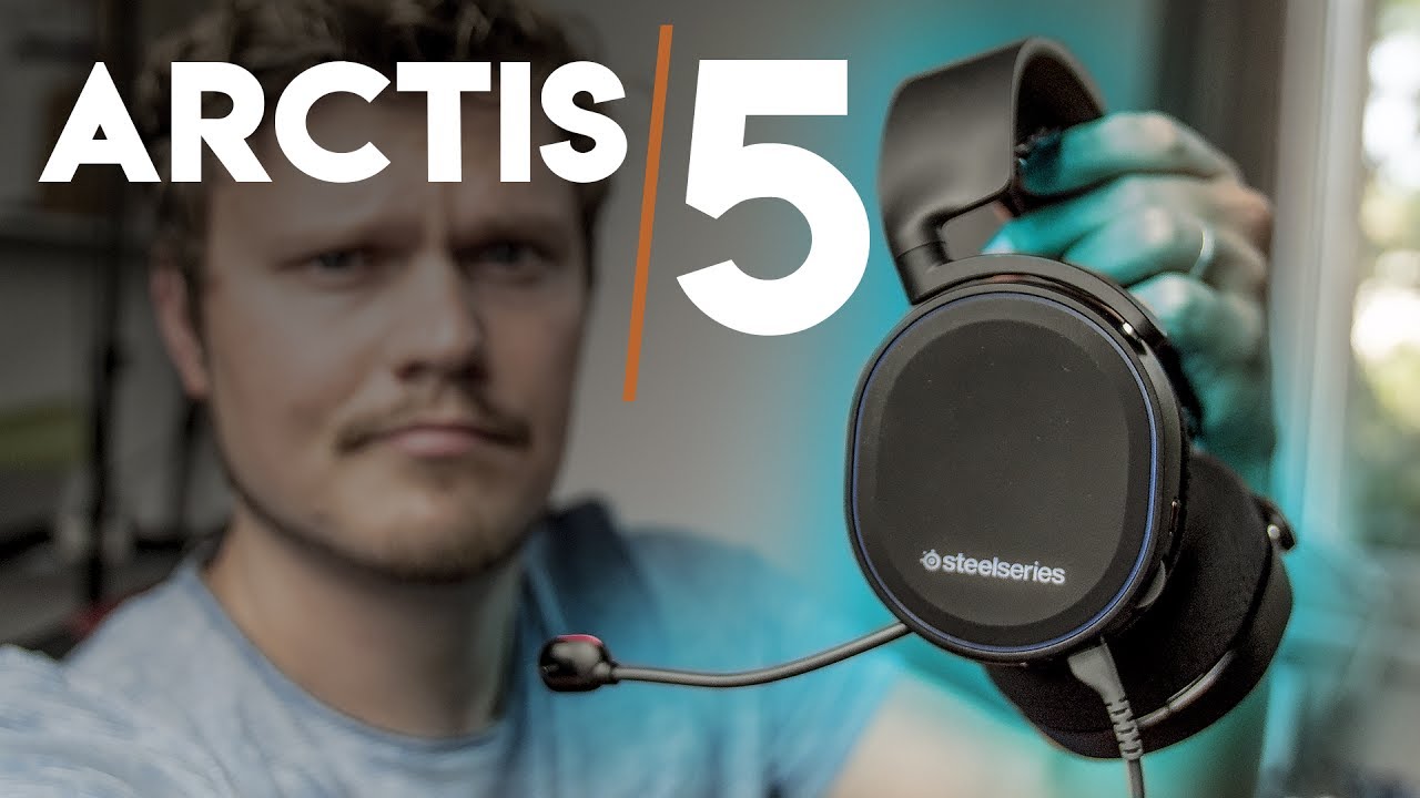 Наушники с микрофоном Steelseries Arctis 5 черный 3м мониторы оголовье (61443)