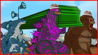 Team Godzilla & Kong VS Team Venom BOSS - Meme Coffin Dance Megamix Song Cover