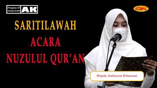 Download lagu Pembacaan Saritilawah Acara Nuzulul Qur an Bripda ... mp3