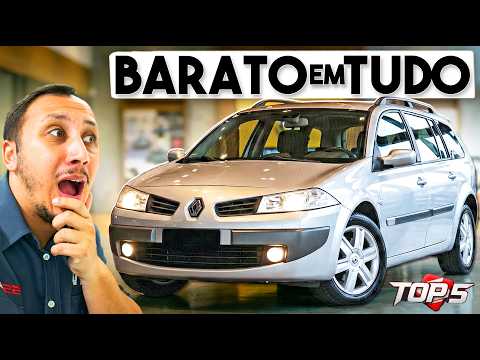 ESQUEÇA SUV'S😲 5 CARROS BARATOS que NÃO VIRAM PROBLEMA