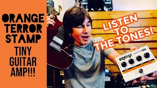 Video thumbnail for ORANGE TERROR STAMP Tiny TUBE/SOLID STATE HYBRID GUITAR AMP! by Pete Thorn